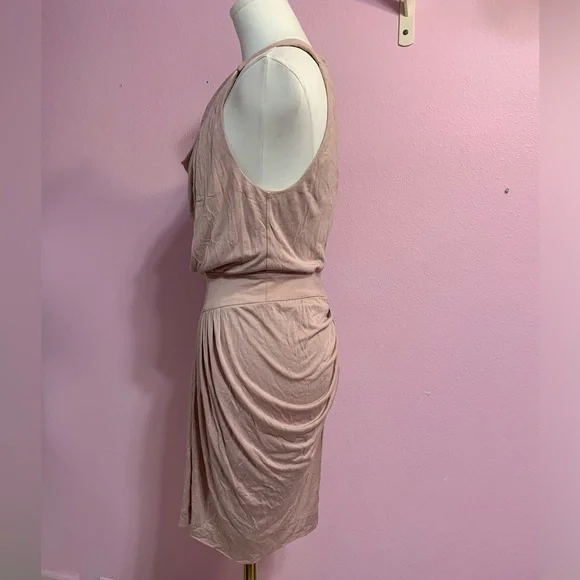 VTG bebe Blush Draped Mini Dress - Picture 7 of 14